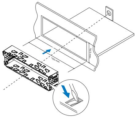PHILIPS CE133 - Fixation dans le tableau de bord - 3