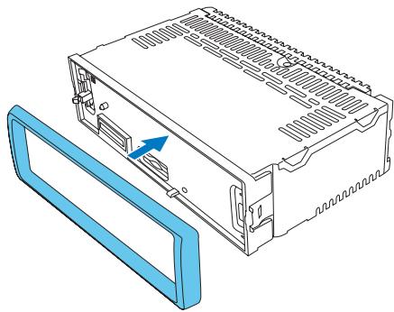 PHILIPS CE133 - Fixation dans le tableau de bord - 5