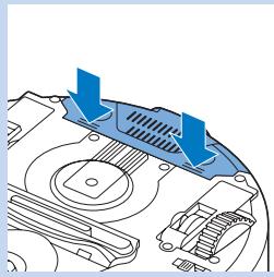 PHILIPS FC8820/01 SMARTPRO ACTIVE - Mounting the side brushes - 2
