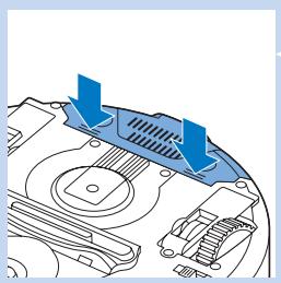 PHILIPS FC8820/01 SMARTPRO ACTIVE - De accu in de robot plaatsen - 1