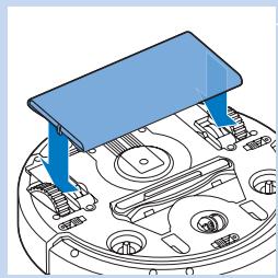 PHILIPS FC8820/01 SMARTPRO ACTIVE - Préparation de l'accessoire lingette sèche avant utilisation - 2