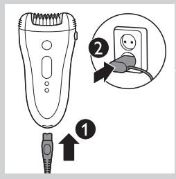 PHILIPS SATIN PERFECT HP6581 - Carga - 1