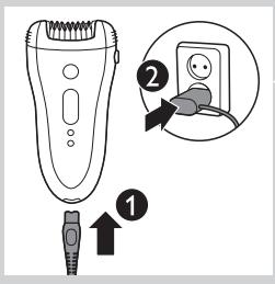 PHILIPS SATIN PERFECT HP6581 - Preparing for use - 1