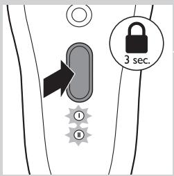 PHILIPS SATIN PERFECT HP6581 - Travel lock - 1