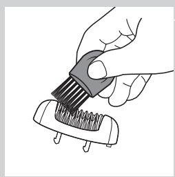 PHILIPS SATIN PERFECT HP6581 - Cleaning the epilator and attachments - 2