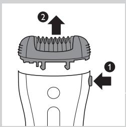 PHILIPS SATIN PERFECT HP6581 - Limpeza e manutenção - 1