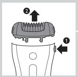 PHILIPS SATIN PERFECT HP6581 - Bijknippen met de kam - 1