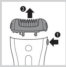 PHILIPS SATIN PERFECT HP6581 - Shaving the underarms and bikini line - 2