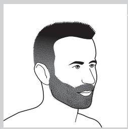 PHILIPS SERIE 9000 - Het Beard Styler-hulpstuk zonder de kam gebruiken - 5