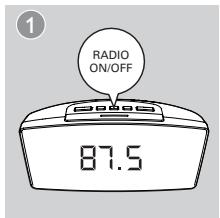 PHILIPS AJ 3400 - Réglage des stations de radio FM - 2