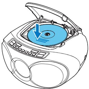 PHILIPS AZ215B,  AZ215C/12,  AZ215N/12,  AZ215S/12 - Lecture d'un disque - 1