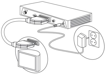 PHILIPS DSR3331F CONNECT - Raccorder un téléviseur standard équipé d'une prise Péritel - 2
