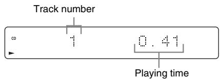SONY CMT-WS2D - Example: When a CD disc is loaded - 1