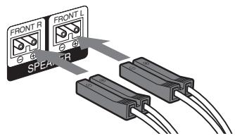 SONY CMT-WS2D - Connect the speakers. - 1