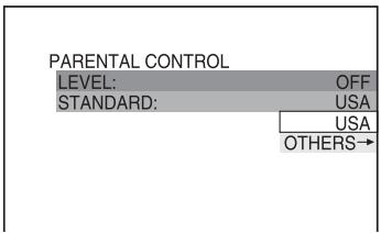 SONY CMT-WS2D - Press  or  repeatedly to select "STANDARD", then press ENTER. - 1