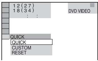 SONY CMT-WS2D - Press  or  repeatedly to select "SETUP", then press ENTER. - 1