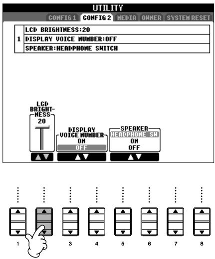SONY CVP305 - Réglage de la luminosité de l'écran (CVP-305/303) - 1