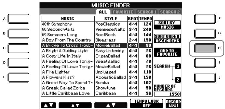 SONY CVP305 - Création d'un groupe d'enregistrents préféres - 1
