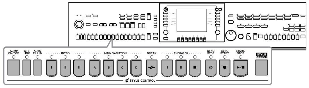 SONY CVP305 - Reproduction de l'accompagnement à l'aide de la fonction Auto Accompaniment (reproduction de style) - 1