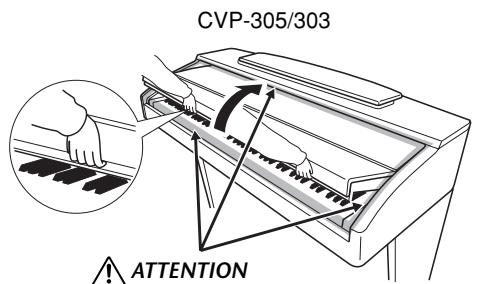 SONY CVP305 - ATTENTION - 1