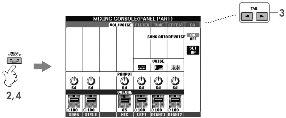SONY CVP305 - Augmentation du volume de la partie à répéter - 1