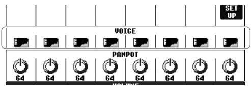 SONY CVP305 - Si vous ne savez pas de quel canal vous doivent augmenter le volume : - 1
