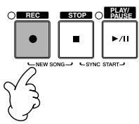 SONY CVP305 - Appuyez sur la touche [REC]. - 1