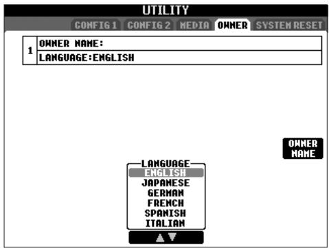 SONY CVP305 - Modification de la langue d'affichage - 1