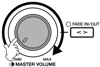 SONY CVP305 - Réglage du volume - 1