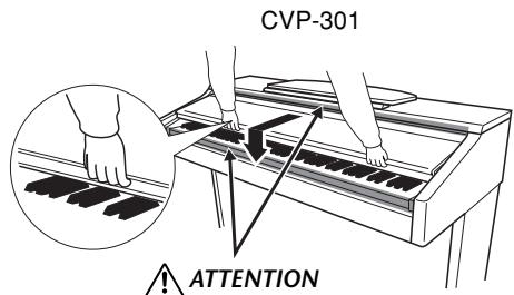 SONY CVP305 - Fermetre du protège-clavier - 2
