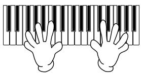 SONY CVP305 - Utilisation du clavier - 1