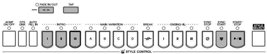 SONY CVP305 - Au début de la reproduction - 1