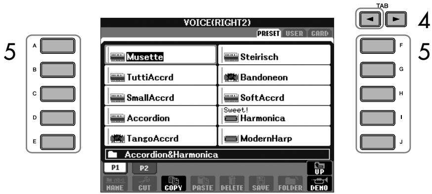 SONY CVP305 - Reproduction simultanée de deux voix (parties Right 1 et 2) - 3