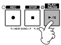 SONY CVP305 - Appuyez sur la touche SONG [STOP] pour interrompre l'enregistrement. - 2