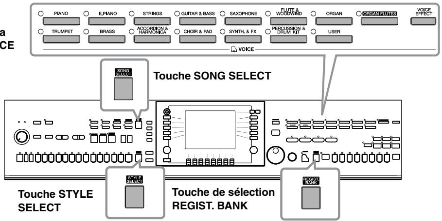 SONY CVP305 - Configuration et fonctionnement de base de l'écran File Selection - 1