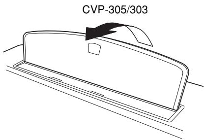 SONY CVP305 - Pour dresser le pupitre : - 1