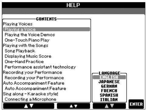 SONY CVP305 - Sélectionnez la langue de votre choix. - 2