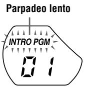 SONY D-7WD - Selección de pistas escuchando la introduccion de las caniones (Reproduccion INTRO PGM) - 1