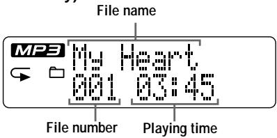 File name MP3 11V Heart 8:45 8:45 File number Playing time