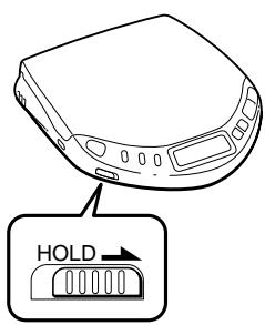 SONY D-E303 - Bloqueo de los botones - 1