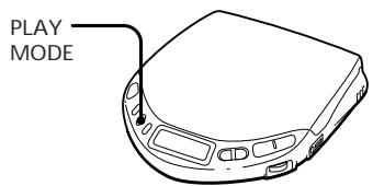 SONY D-E303 - Reproduccion de pistas en    orden aleatorio    (Reproduccion aleatoria) - 1