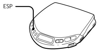 SONY D-E303 - Para evaporar que se produzcan saltos de sonido (ESP) - 1