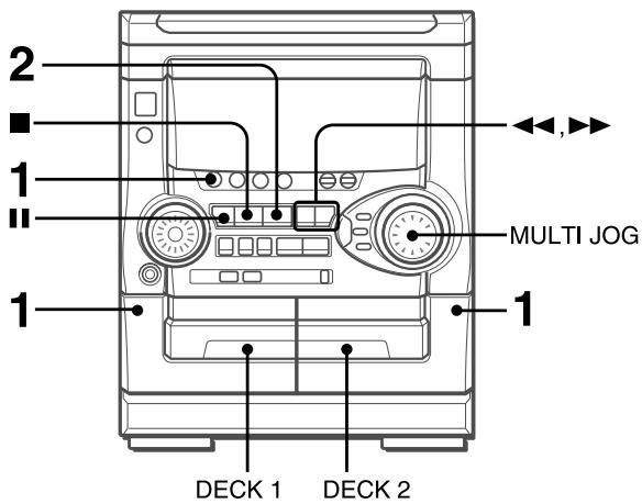 2 1 "" 1 MULTI JOG 1 DECK 1 DECK 2