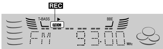 SONY DAV-DZ660 - Appuyer sur ● REC/REC MUTE pour démarrer l'enregistrement. - 1