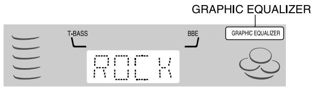 GRAPHIC EQUALIZER T-BASS BBE GRAPHIC EQUALIZER ROCK