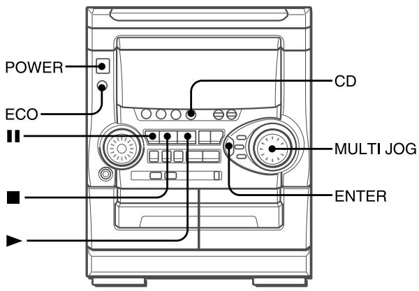 POWER ECO CD MULTI JOG ENTER