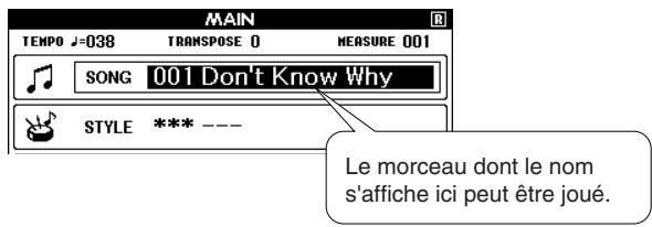 SONY DGX505 - Sélectionnez un morceau. - 2