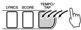 SONY DGX505 - Modification du tempo du morceau - 3