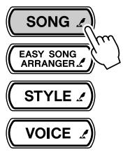 SONY DGX505 - Appuyez sur la touche [SONG]. - 1