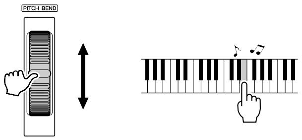 SONY DGX505 - Pitch Bend (Variation de ton) - 1